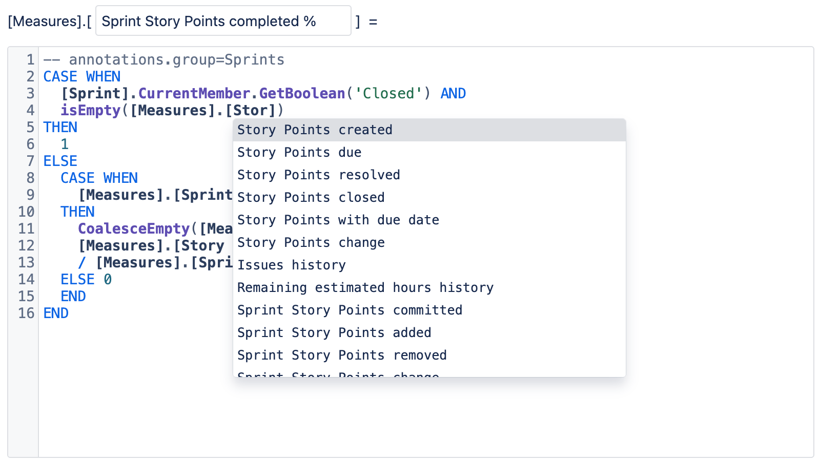 Add Custom Calculations